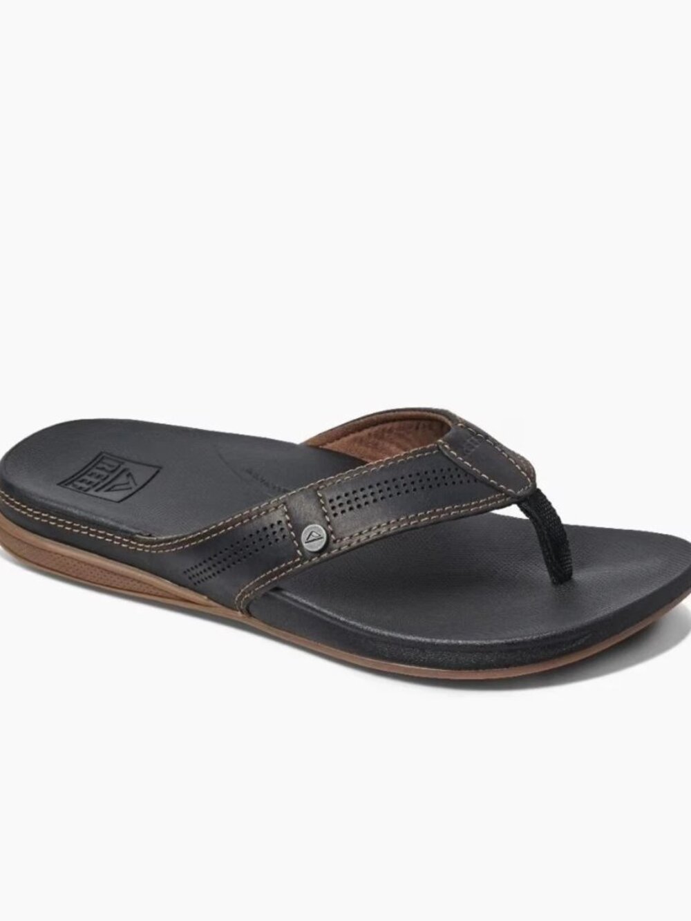 Reef Cushion Bounce Lux Black/Brown Sandal Flip Flop US Men's sizes US 9 NWT NEW
